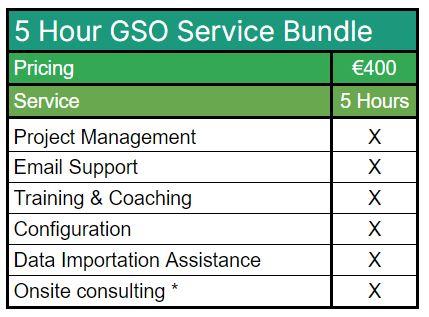 5 Hour GSO Service Bundle